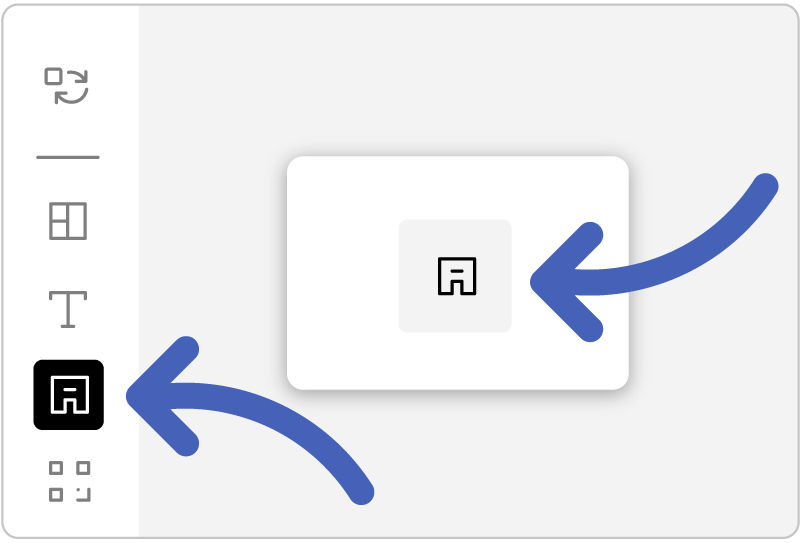 Open the logo tab